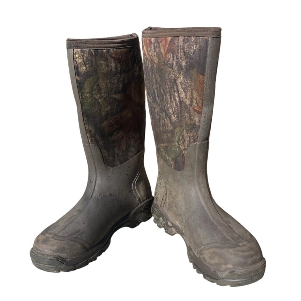 MUCK BOOT M11 W12 Woody Sport Tall Hunting Boot Pull On Camo Waterproof Neoprene - Picture 3 of 4